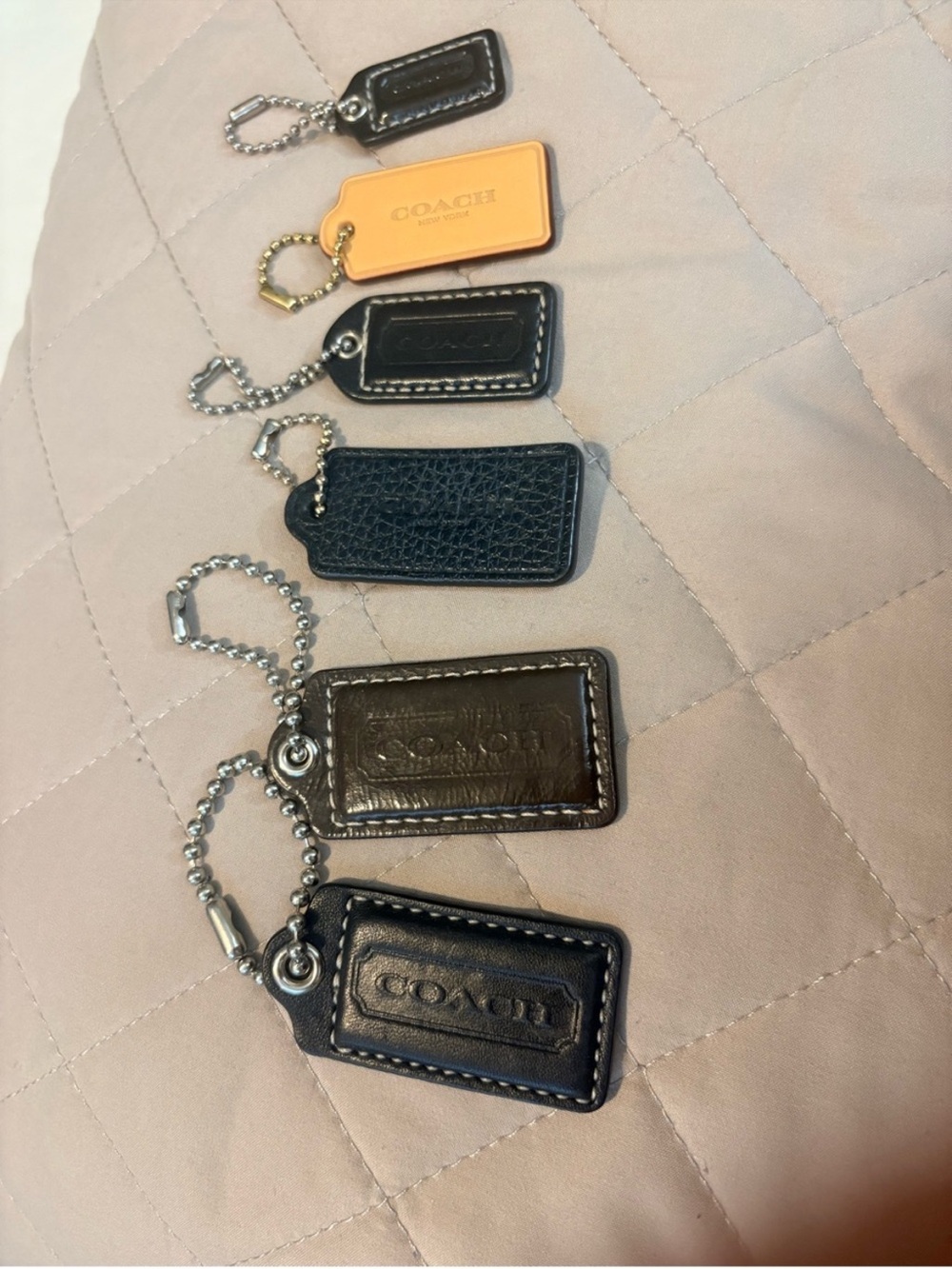 5/-2in inch Coach leather tags bundled🥰 - Picture 11 of 14